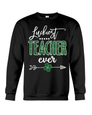 Luckiest Teacher Irish Paddy Crewneck Sweatshirt tile