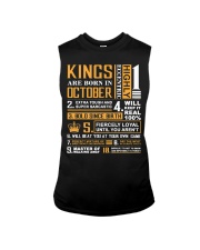 Kings are Born In October Sleeveless Tee tile