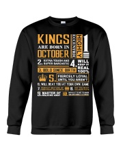 Kings are Born In October Crewneck Sweatshirt tile