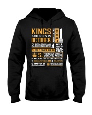 Kings are Born In October Hooded Sweatshirt tile