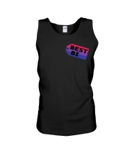 LGBT Bi Striped Best Bi Unisex Tank tile