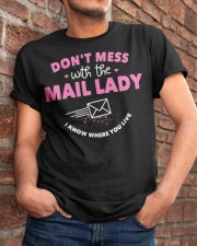 Funny Mail Carrier Mail Lady Classic T-Shirt apparel-classic-tshirt-lifestyle-26
