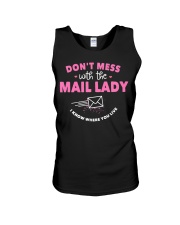 Funny Mail Carrier Mail Lady Unisex Tank tile