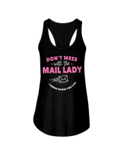Funny Mail Carrier Mail Lady Ladies Flowy Tank tile