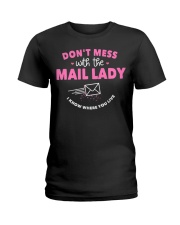Funny Mail Carrier Mail Lady Ladies T-Shirt tile