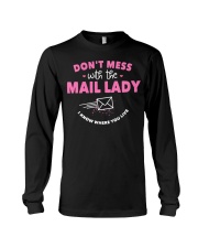 Funny Mail Carrier Mail Lady Long Sleeve Tee tile