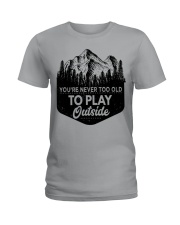 Orienteering Bushcraft Life Survival Camping Ladies T-Shirt tile