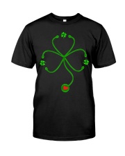 Irish Nurse St Patricks Day Classic T-Shirt front