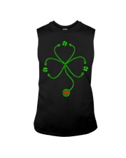 Irish Nurse St Patricks Day Sleeveless Tee tile