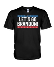Lets Go Brandon V-Neck T-Shirt tile