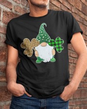 Gnome Holding Heart Shamrock Classic T-Shirt apparel-classic-tshirt-lifestyle-26