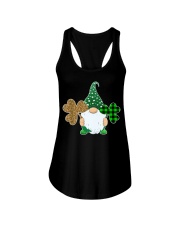Gnome Holding Heart Shamrock Ladies Flowy Tank tile