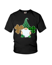 Gnome Holding Heart Shamrock Youth T-Shirt tile