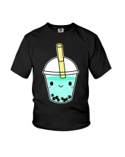 Bubble Tea Green Tea Lover Youth T-Shirt tile