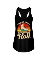 Cool Roller Skate Ladies Flowy Tank tile