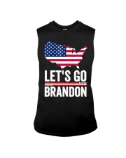 Let's Go Brandon Flag Sunglasses Sleeveless Tee tile