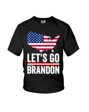 Let's Go Brandon Flag Sunglasses Youth T-Shirt tile