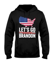 Let's Go Brandon Flag Sunglasses Hooded Sweatshirt tile