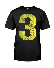 3 Up 3 Down Classic T-Shirt front