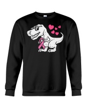 Pink Ribbon T-Rex Crewneck Sweatshirt tile