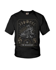 Frog Wizard Hat Moon Dark Youth T-Shirt tile