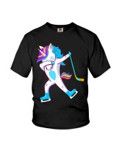 Hockey unicorn Youth T-Shirt tile