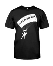Get High Parachute Classic T-Shirt front