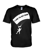 Get High Parachute V-Neck T-Shirt tile