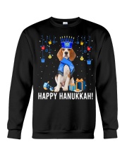 Beagle Menorah Hat Crewneck Sweatshirt tile