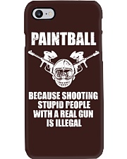 Paintball Because Shooting Is Illegal Phone Case tile