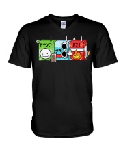 Green Dream Merch Cosplay V-Neck T-Shirt tile