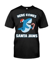 Here Comes Santa Jaws Classic T-Shirt front