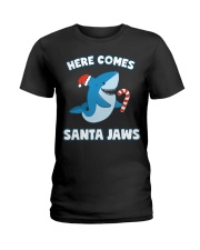 Here Comes Santa Jaws Ladies T-Shirt tile