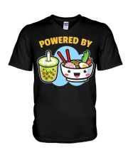 Powered By Bubble Tea V-Neck T-Shirt tile