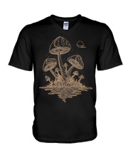 Cottagecore Mushrooms V-Neck T-Shirt tile