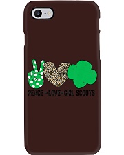 Peace Love Cookie Scout Phone Case tile