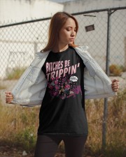 Pushed One Roller Derb Classic T-Shirt apparel-classic-tshirt-lifestyle-07