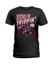Pushed One Roller Derb Ladies T-Shirt tile