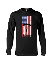 Parachutist American Flag Long Sleeve Tee tile