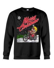 Merry Christmas & A Happy New Year Santa Motorcycle Chopper Crewneck Sweatshirt tile