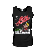 Merry Christmas & A Happy New Year Santa Motorcycle Chopper Unisex Tank tile