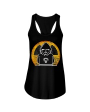 Hacker Coding all Night for Tech Ladies Flowy Tank tile