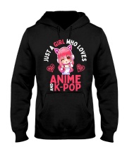 Just a Girl Who Loves Anime and KPop Hooded Sweatshirt tile