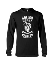 Roller Derby Girls Pinup Flat Long Sleeve Tee tile