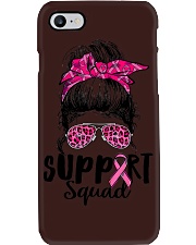 Support Squad Messy Bun Pink Warrior Phone Case tile