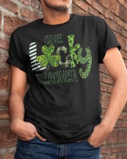 Shamrock One Lucky Teacher St. Patrick's Day Classic T-Shirt apparel-classic-tshirt-lifestyle-26