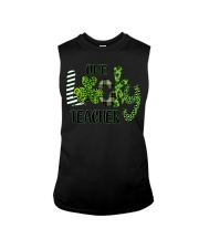 Shamrock One Lucky Teacher St. Patrick's Day Sleeveless Tee tile