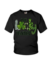 Shamrock One Lucky Teacher St. Patrick's Day Youth T-Shirt tile