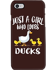 Just A Girl Who Loves Ducks Duck Owner Lover Phone Case tile