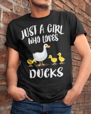 Just A Girl Who Loves Ducks Duck Owner Lover Classic T-Shirt apparel-classic-tshirt-lifestyle-26